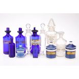 A Collection of Apothecary Bottles & Jars,