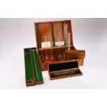 A Collection of Cased Liquid Measures,