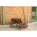 A 19th Century Wooden Hand-Cart,