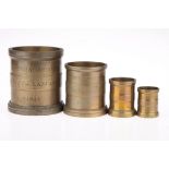 A Part Set of William IV, 1834, Capacity Measures,