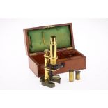 A French Microscope By Verick,