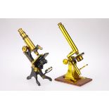 2 Microscopes by Baker, London,