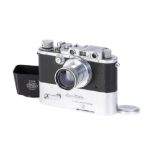 A Leica IIIa Rangefinder Camera,