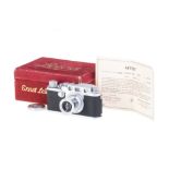 A Leica IIIf Rangefinder Camera,