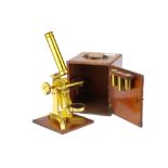 Small Compound Microscope By Pillischer,