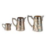Collection of Silver Plate Jugs Belonging to Dr. Erhard Hartung von Hartungen,
