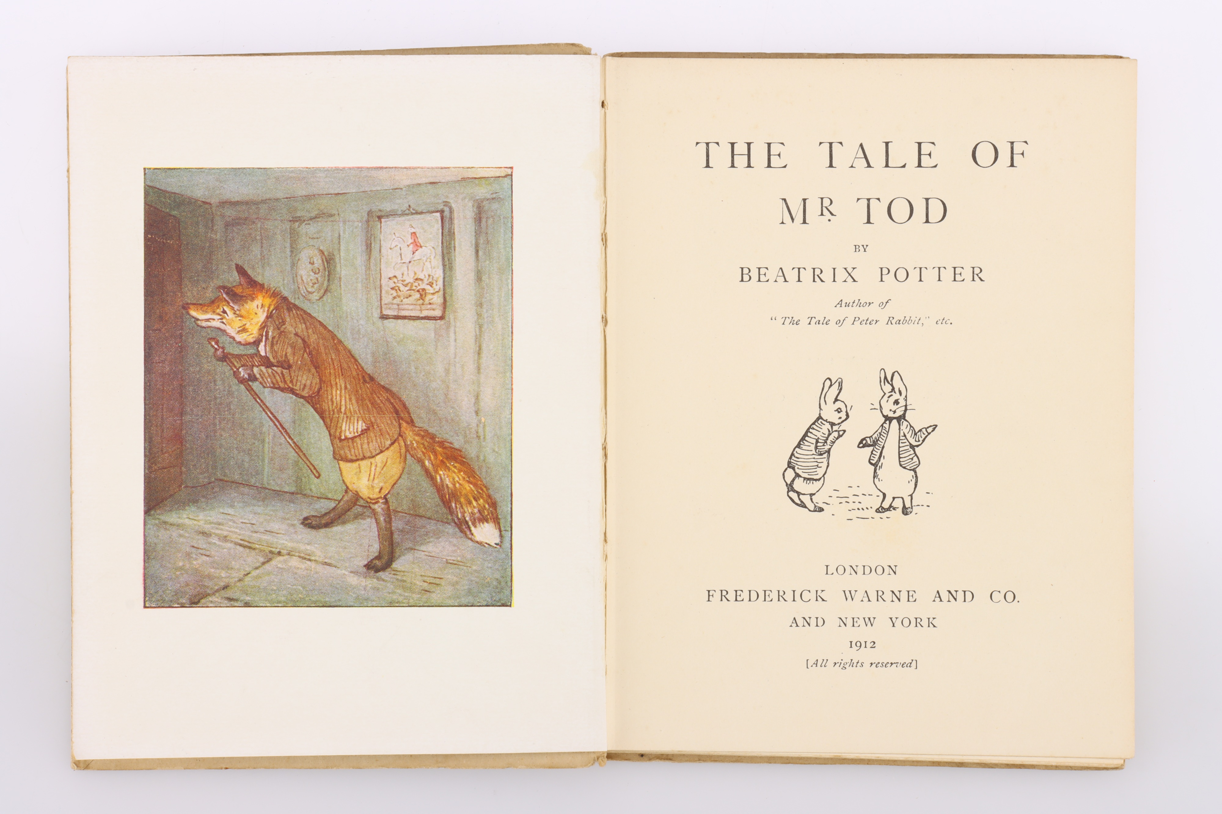 Potter (Beatrix), The Tale Of Mr. Tod, - Image 2 of 4