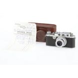 A Leitz Wetzlar Leica IIIa 35mm Rangefinder Camera