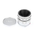 A Leitz Elmar f/3.5 65mm Lens,