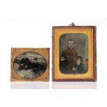 Two Early Ambrotype Photographs,