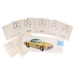 A Selection of Mercedes Car Brochures,