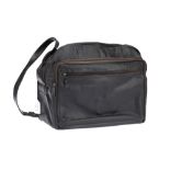 A Black Leather "Stealth" Style Camera Outfit Bag For Leica,
