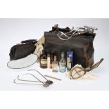 Midwifery Instruments in 2 Gladstone Bags,