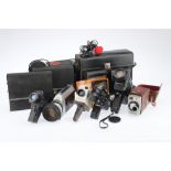 A Selection of Super 8 Cine Movie Cameras