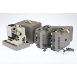 Three Motion Picture Projectors,