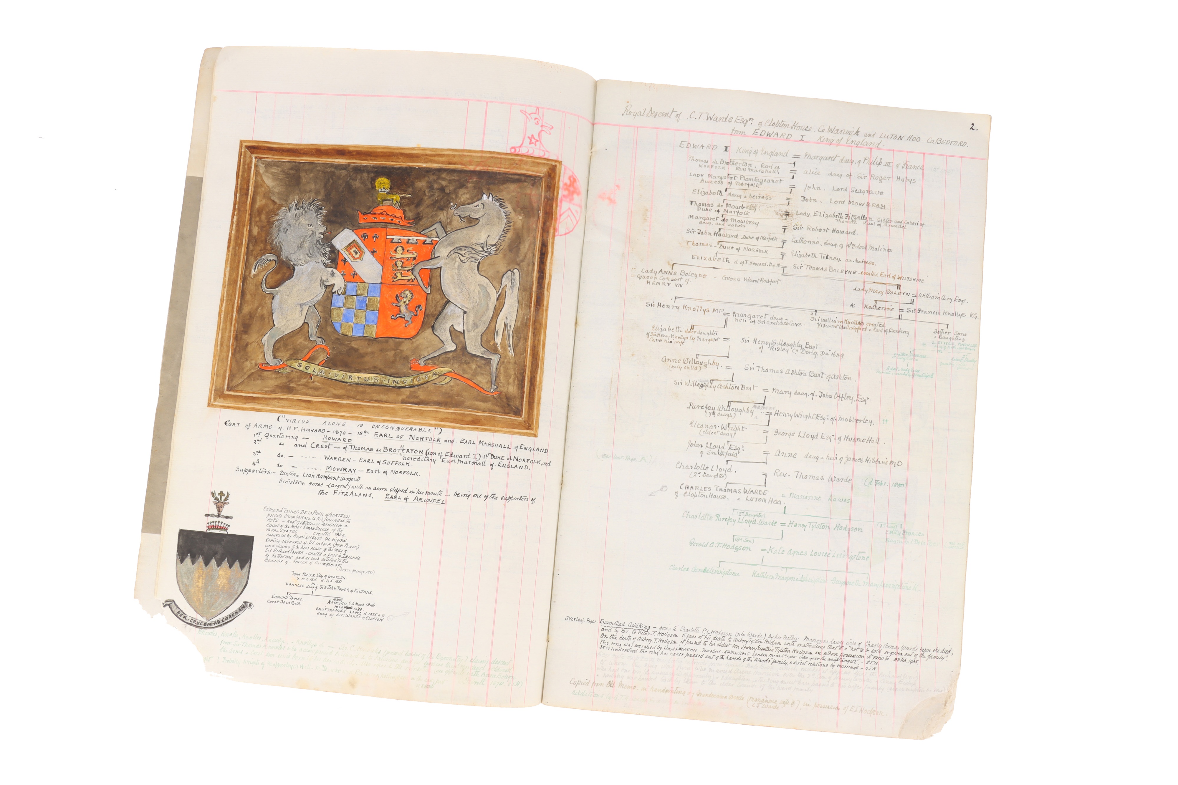 A Scottish Album of Family Pedigrees and Coats of Arms,