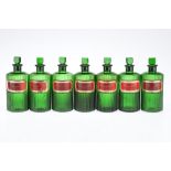 A Collection of 7 Medium Green Poison Apothecary Rounds,