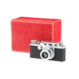 A Leica IIIf Rangefinder Camera,