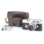 A Leitz Wetzlar Leica M3 35mm Rangefinder Camera