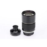 A Nikon Nikkor * f/2.8 180mm Camera Lens / Monocular Set-Up,