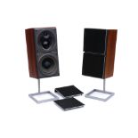 A Pair of Bang & Olufsen Beovox Type S80.2 Stereo Speakers,