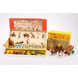 Boxed Wild West lead figures by Charbens, Crescent and Hill comprising Chabens CANADIAN MOUNTIE box,