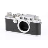 A Leitz Wetzlar Leica IIIf Red Dial Rangefinder Body