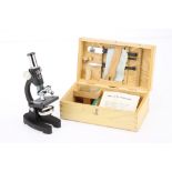 A Student's Microscope Set by Kibro,