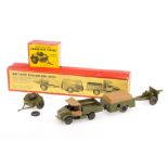 Britains boxed sets 2048 Clockwork Set and 1726 Ammunition Limber,