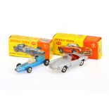 Boxed Dinky Toys 114 Triumph Spitfire and 240 Cooper Racing Car,