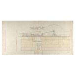 4 Large Hand Drawn Victorian Plans Of a Mill Steam Engines,