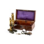 A French Microscope By Heartnack & Prazmouski