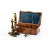 French Compound Microscope Retailed By Crouch,