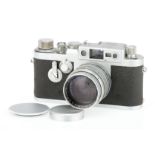 A Leitz Wetzlar Leica IIIg Delay 35mm Rangefinder Camera