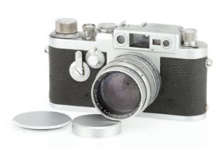 A Leitz Wetzlar Leica IIIg Delay 35mm Rangefinder Camera