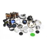 Large Collection of Accessories for Olympus BHS/BHT Microscope,