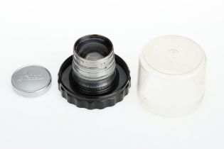 A Leitz Xenon f/1.5 5cm Camera Lens,
