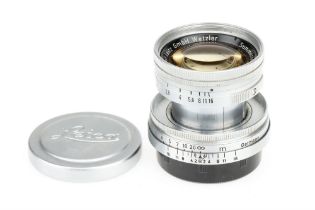 A Leitz Wetzlar Summicron f/2 50mm (5cm) Collapsible Lens