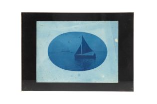 An Early Cyanotype Photograph,