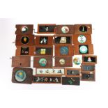 Collection of Mechanical and Slip Magic Lantern Slides