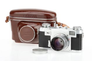 A Zeiss Ikon Contax IIA 35mm Rangefinder Camera