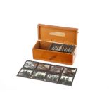 Set of Magic Lantern Slides of Fishing Trawlers in The North Sea