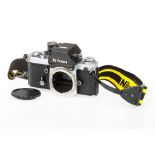 A Chrome Nikon F2AS Photomic 35mm SLR Body