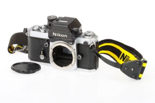 A Chrome Nikon F2AS Photomic 35mm SLR Body