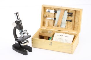 A Student's Microscope Set by Kibro,