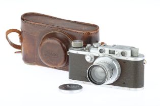 A Leica IIIa Rangefinder Camera,