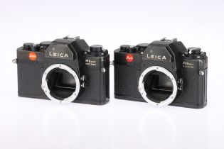 Two Leitz Leica R3 MOT 35mm SLR Camera Bodies,