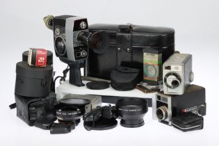 A Paillard Bolex P4 and Other 8mm Cine Movie Cameras