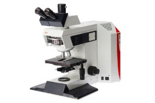 Large Leica DMR Binocular/Trinocular Microscope