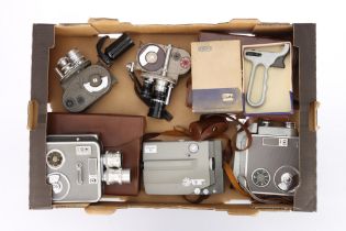 A Selection of 8mm Cine Movie Cameras